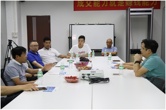 熱烈歡迎河南省鄧州市家鄉(xiāng)領(lǐng)導(dǎo)蒞臨善安公司參觀指導(dǎo)工作！